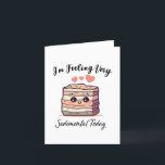 I'm Feeling Sedimental - Cute Geology Pun Cartoon Holiday Card<br><div class="desc">This is the best pet rock you can find -- one that makes you smile and brightens your day! This sweet geology-inspired mug is cute and clever, perfect for the home, lab or office, for geology or dad joke lovers alike. Featuring an adorable kawaii sedimentary rock, “I’m Feeling Very Sedimental...</div>