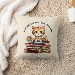 I'm Feline Good About This School Year Cushion