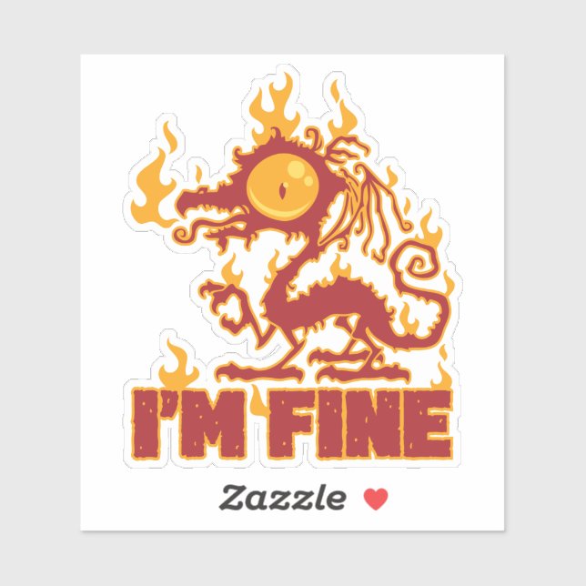 I'm Fine Burning Dragon (Sheet)
