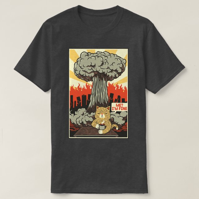 Im Fine Cat T-Shirt (Design Front)