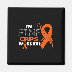 I'm Fine Crps Warrior Awareness Feather Magnet