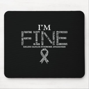 Im Fine Ehlers Danlos Syndrome Eds Awareness Zebra Mouse Pad
