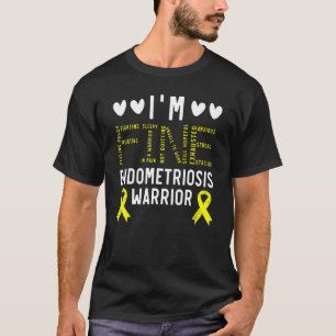 I'm Fine Endo Warrior Endometriosis Awareness Dise T-Shirt