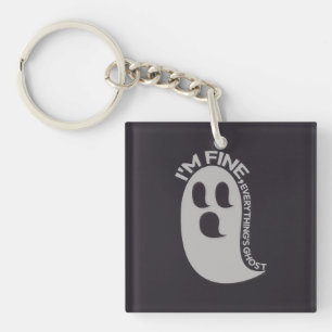 I'm Fine, Everything's Ghost Keychain