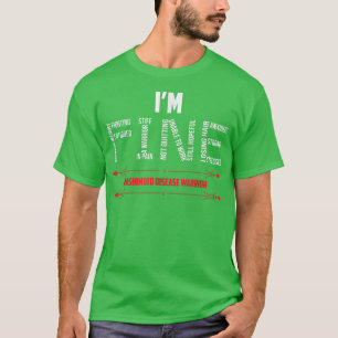 I'm Fine Hashimoto Disease Warrior Awareness Gift  T-Shirt