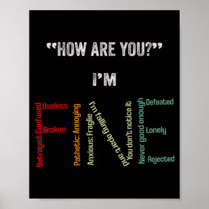 Im Fine Prevention Mental Health Awareness Poster