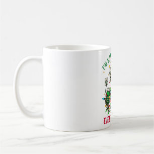 I'm Fine This is Fine Skeleton Funny Christmas Tri Coffee Mug