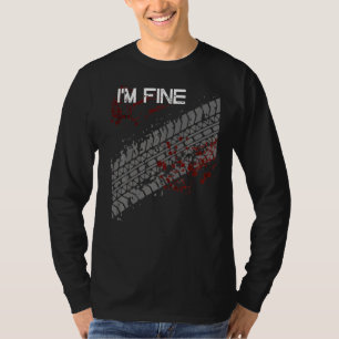 I'm Fine Tire Track Premium T-Shirt