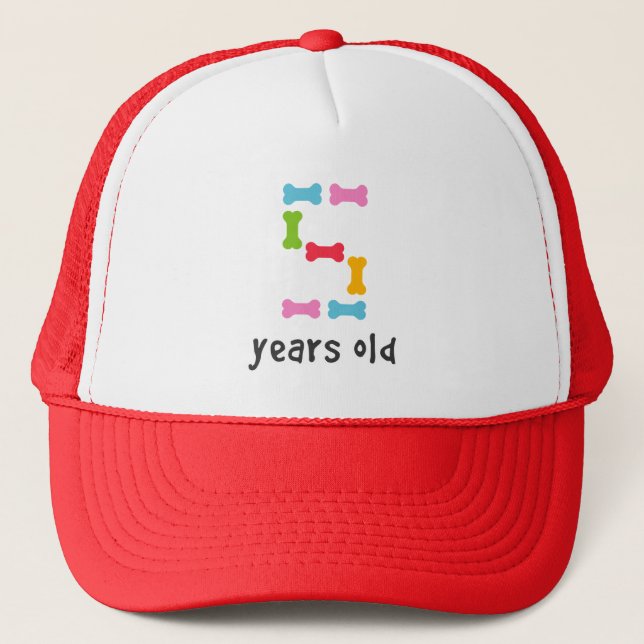 I'm Five Years Old Trucker Hat (Front)