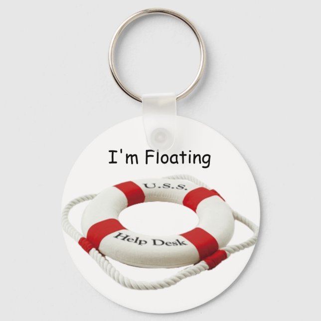 I'm Floating Key Ring (Front)
