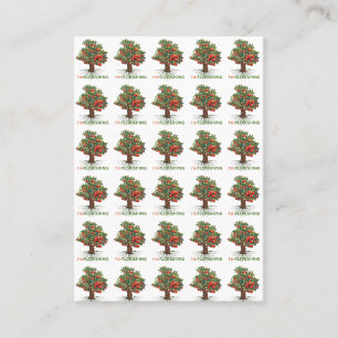 I'm Flourishing – Rooted Growth Inspirational Tree Business Card
