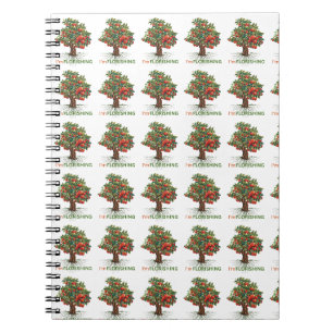 I'm Flourishing – Rooted Growth Inspirational Tree Notebook