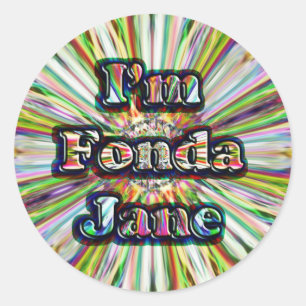 I'm Fonda Jane. stickers