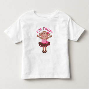 Im Four Birthday Gift Toddler T-Shirt