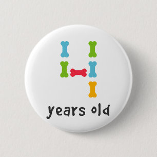 I'm Four Years Old 6 Cm Round Badge
