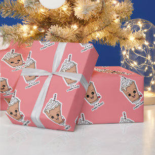 I'm Frappe-tastic Frappe with whipped cream Wrapping Paper