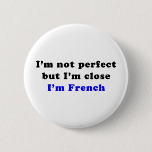 I'm French 6 Cm Round Badge