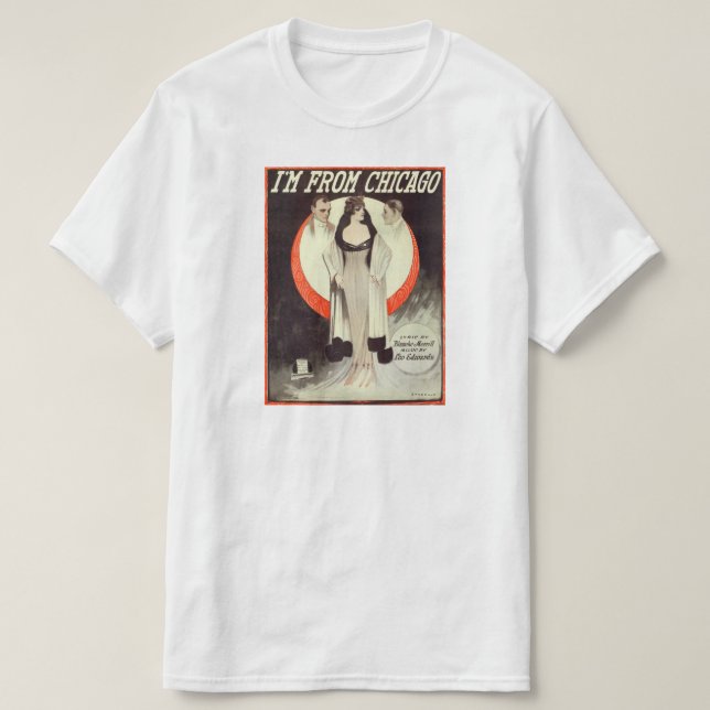 I'm From Chicago - Sheet Music Cover T-Shirt (Design Front)