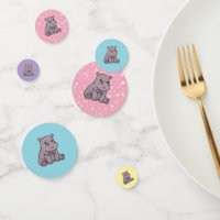 "I'm fussy." Cute, Cartoon Hippo, Pouting