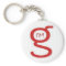 I'm G Keychain with Red Logo