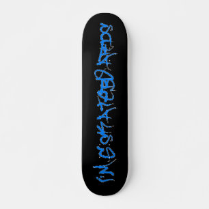 I'm G Skateboards (Brock Vandalo Font) -black/blue
