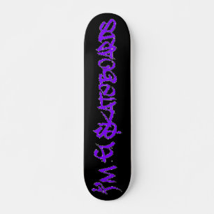 I'm G Skateboards (Stylin BRK Font) - black/purple