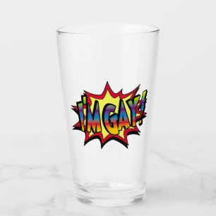 I'm Gay Burst Glass