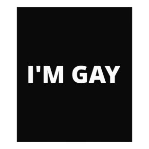 I'm Gay Photo Print
