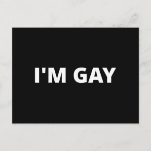 I'm Gay Postcard