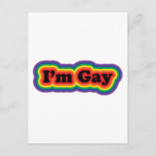 I'm Gay Postcard