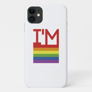 I'm Gay   Rainbow Flag iPhone 11 Case