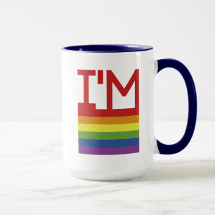 I'm Gay Rainbow Flag Mug