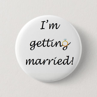'I'm getting married!' Standard Badge