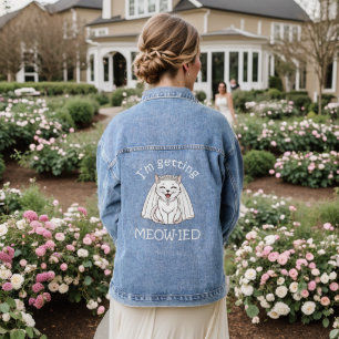 I'm Getting Meow-ied! Denim Jacket