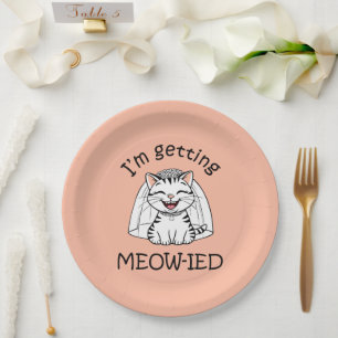 I'm Getting Meow-ied! Paper Plate