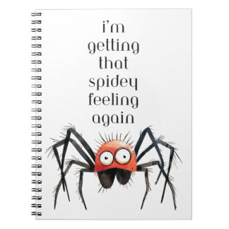 i'm getting that spidey feeling again notebook