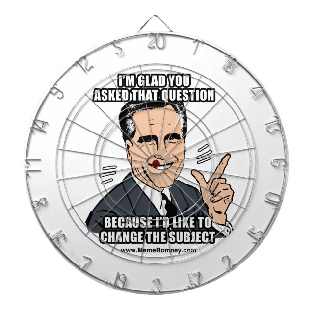 I'M GLAD YOU ASKED THAT QUESTION DARTBOARD (Front)