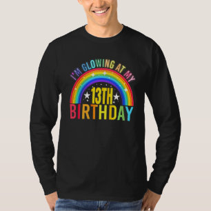 I'm Glowing At My 13th Birthday Party 13 Years Old T-Shirt