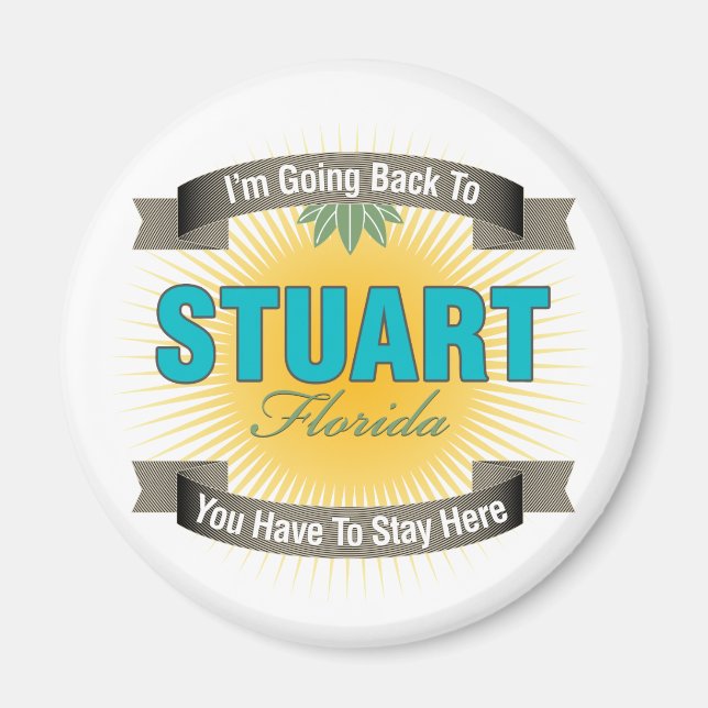 I'm Going Back To (Stuart) Magnet (Front)