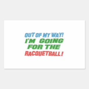 I'm going for the Racquetball. Rectangular Sticker