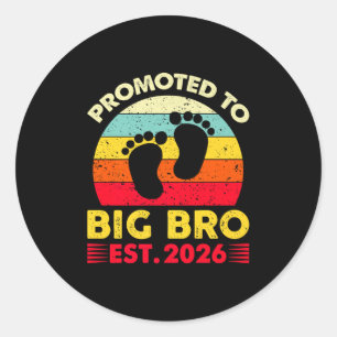 Im Going To Be A Big Brother 2026 Promoted To Big Classic Round Sticker