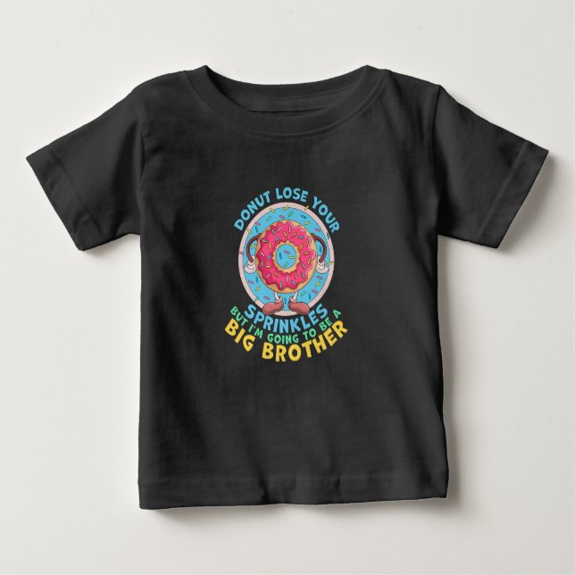 Im Going to be a Big Brother Announcement Funny Baby T-Shirt (Front)
