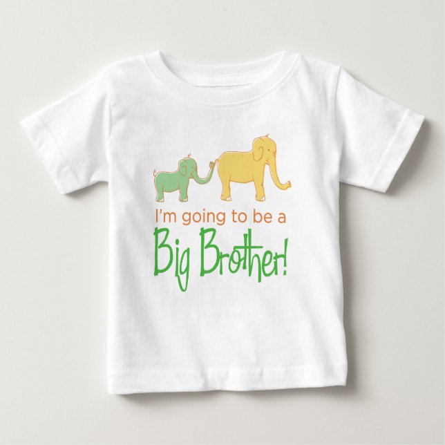 I'm Going to Be a Big Brother Baby T-Shirt (Front)