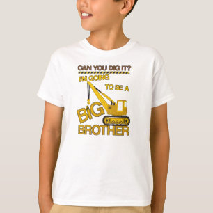 Im going To be a Big Brother Construction Shirt