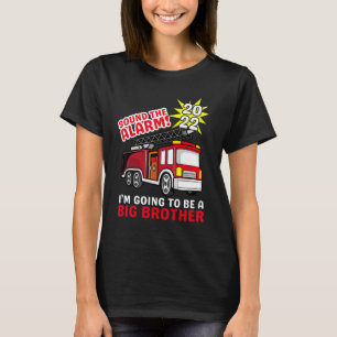 I'm Going To Be A Big Brother Costume Firetruck Ba T-Shirt