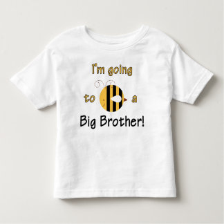 I'm going to be a Big Brother - Cute Bee Design Toddler T-Shirt