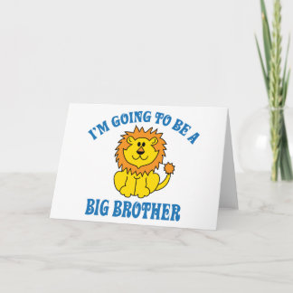 I'm Going To Be A Big Brother Holiday Card