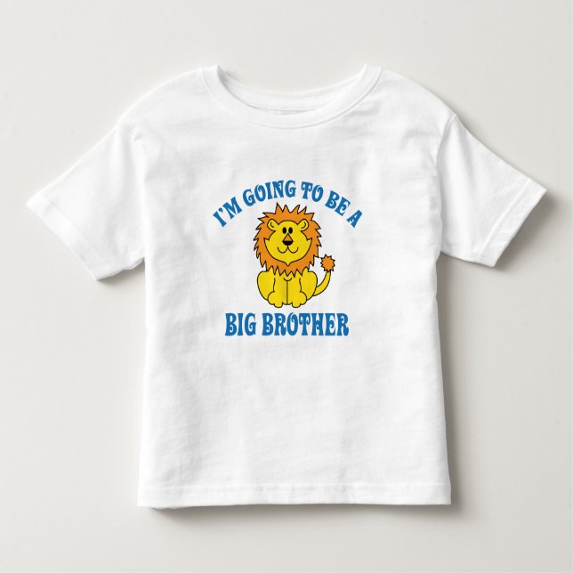 I'm Going To Be A Big Brother Toddler T-Shirt (Front)