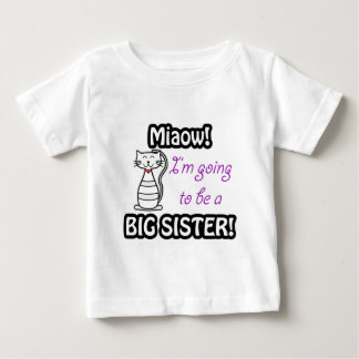 I'm going to be a big sister cat t-shirt