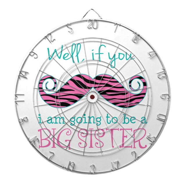 I'm Going to be a Big Sister Dartboard (Front)